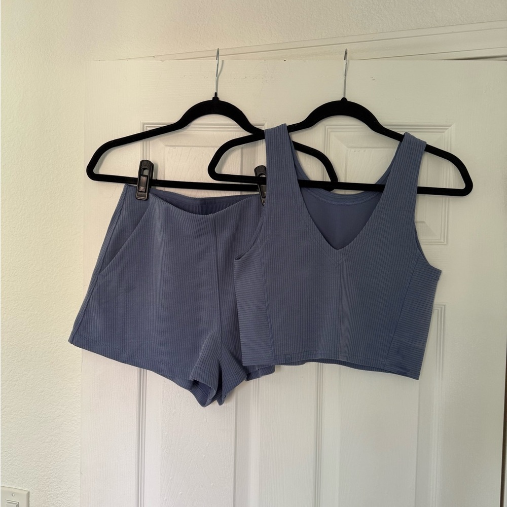 Lululemon Blue Two-Piece Set – Size 6